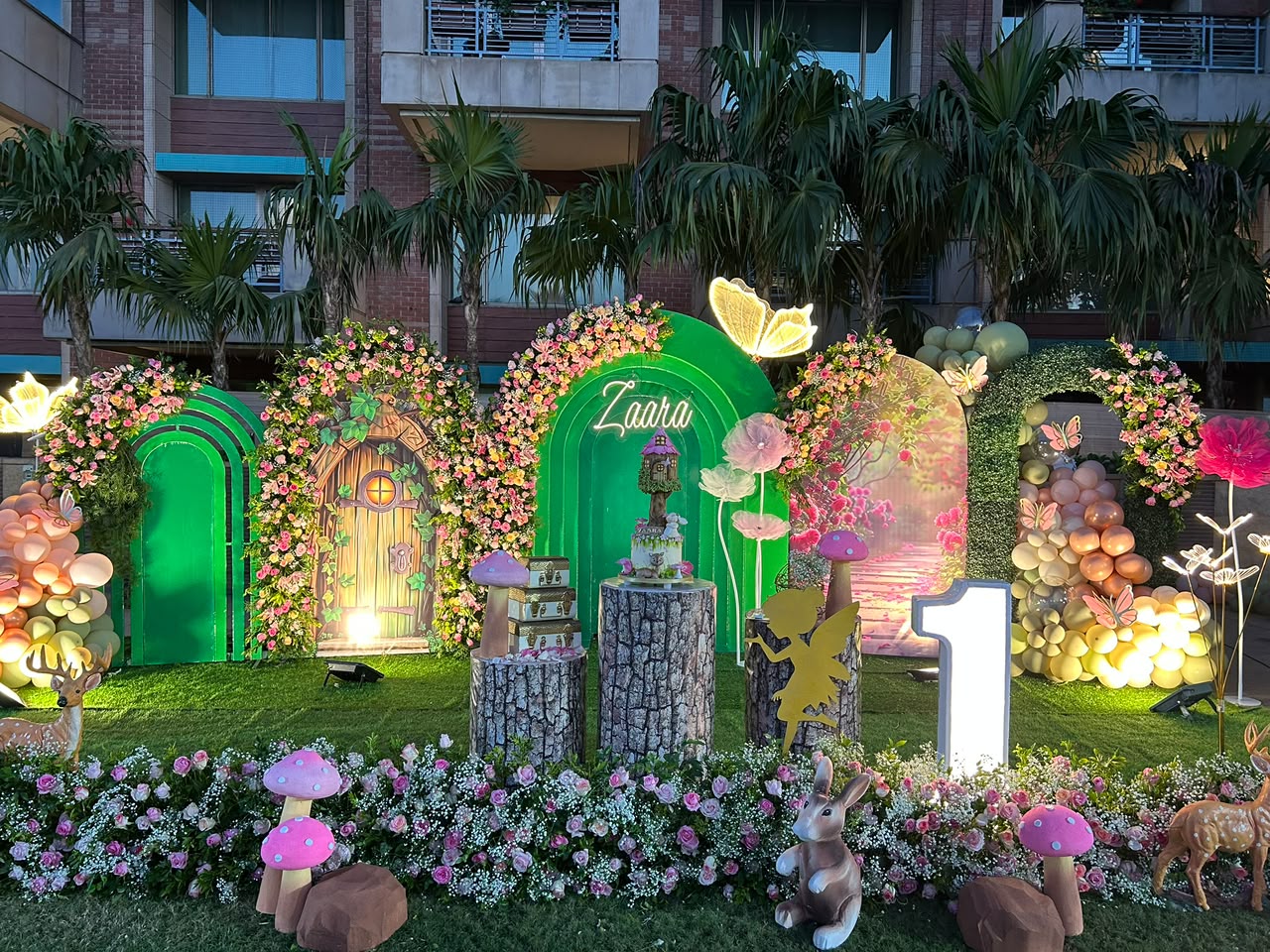 Zaara's Enchanted Forest — Themed Birthday in Bangalore, IN